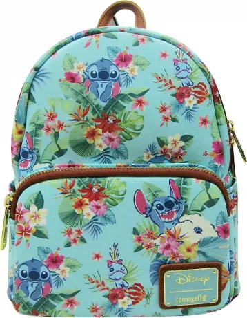 Mini sac à dos Mint Floral Impression Intégrale Loungefly