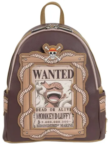 Mini sac à dos Monkey D. Luffy Recherché mort ou vif Loungefly