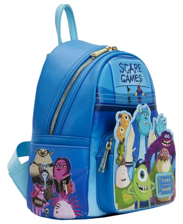 【Lounge Fly】Monster's University Scare Games Mini Backpack Loungefly Monster's University Scare Games Mini Backpack