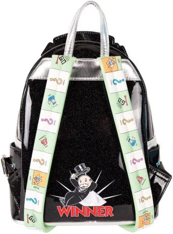 Mini sac à dos Mr Monopoly Cosplay Pailleté Loungefly