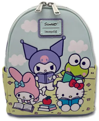 Lit gonflable 2 en 1 avec sac de couchage intégré - Hello Kitty Coeurs