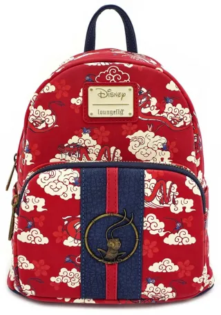 Mini sac à dos Mushu et Cri-Kee Nuages Loungefly