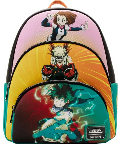 Mini sac à dos Triple Poches My Hero Academia Scène Loungefly