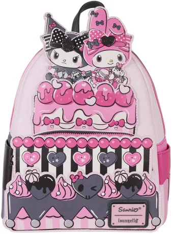 Mini sac à dos My Melody &amp; Kuromi Gâteau Loungefly