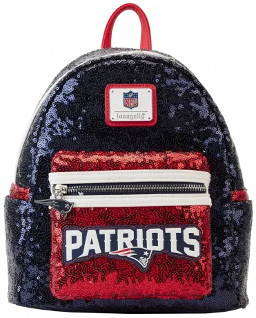 Mini sac à dos New England Patriots Sequin Loungefly