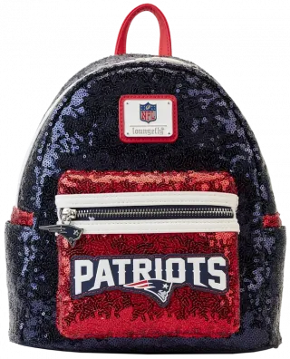 Mini sac à dos New England Patriots Sequin Loungefly