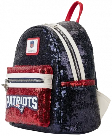 Mini sac à dos New England Patriots Sequin Loungefly