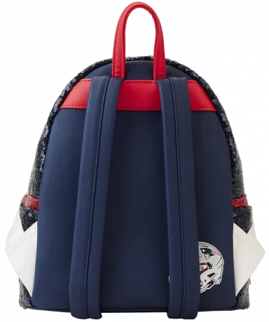 Mini sac à dos New England Patriots Sequin Loungefly