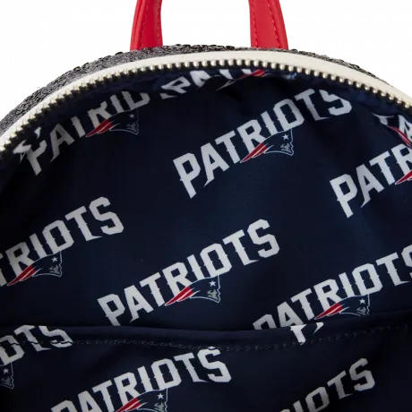 Mini sac à dos New England Patriots Sequin Loungefly