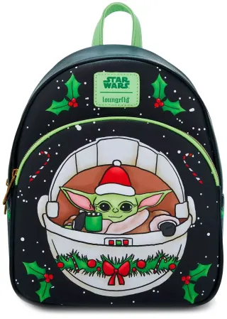 Mini sac à dos Noël Grogu Chocolat Chaud Loungefly
