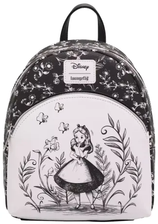 Mini sac à dos Noir et Blanc Loungefly