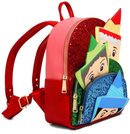 Mini sac à dos Pailleté Les Trois Bonnes Fées Cosplay Loungefly