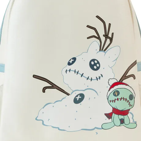 Mini sac à dos Pailleté Stitch Noël Ange de Neige Loungefly