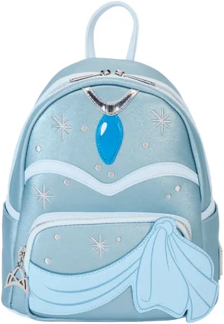 Mini sac à dos Pailleté Tiana Robe bleue Cosplay Loungefly