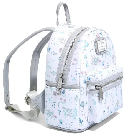 Mini sac à dos Pays des merveilles floral Loungefly
