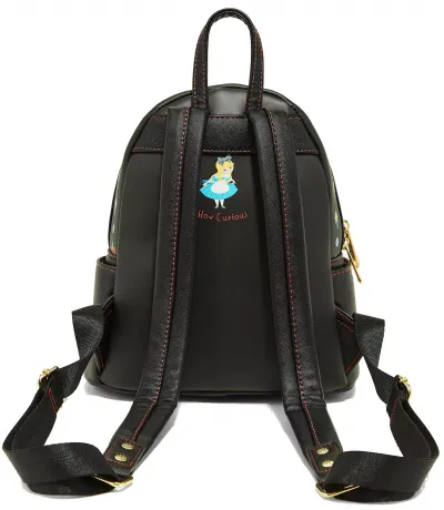 Mini sac à dos Personnages Alice au Pays des Merveilles Floral Loungefly