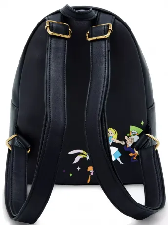 Mini sac à dos Personnages Alice au Pays des Merveilles Glow Loungefly