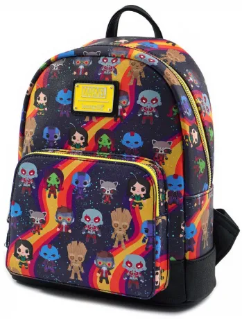 Mini sac à dos Personnages Chibi Impression Intégrale Loungefly