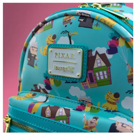 Mini sac à dos Personnages de Là-Haut Impression Intégrale Loungefly