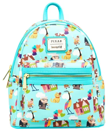 Mini sac à dos Personnages de Là-Haut Impression Intégrale Loungefly