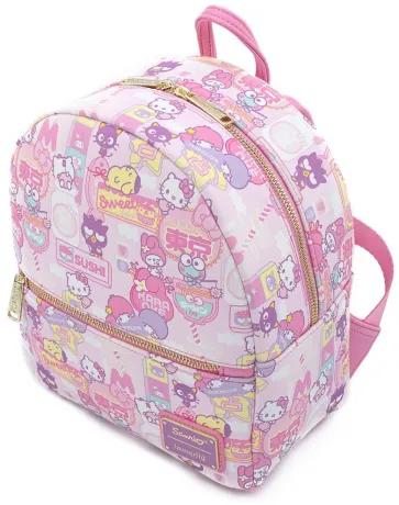 Mini sac à dos Personnages Kawaii Impression Intégrale Loungefly