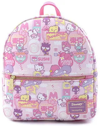 Mini sac à dos Personnages Kawaii Impression Intégrale Loungefly