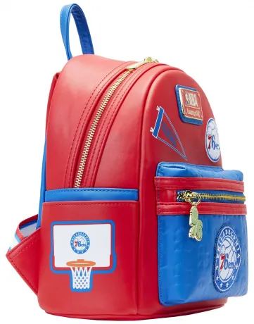 Mini sac à dos Philadelphia 76ers Patch Icons Loungefly