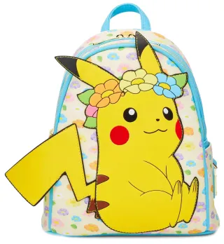 Mini sac à dos Pikachu Couronne de Fleurs Loungefly