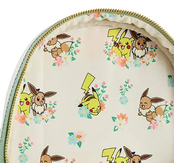 Mini sac à dos Pikachu et Evoli Floral Loungefly