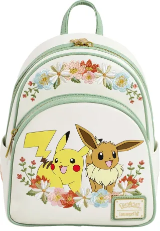 Mini sac à dos Pikachu et Evoli Floral Loungefly
