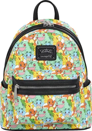 Mini sac à dos Pikachu et Starters Loungefly