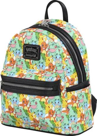 Mini sac à dos Pikachu et Starters Loungefly