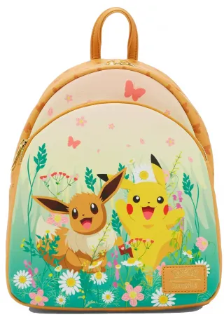 Mini sac à dos Pikachu &amp; Evoli Fleurs Loungefly