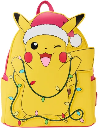 Mini sac à dos Pikachu Père Noël Light Up Loungefly