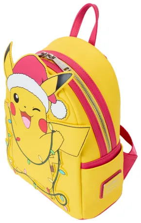 Mini sac à dos Pikachu Père Noël Light Up Loungefly