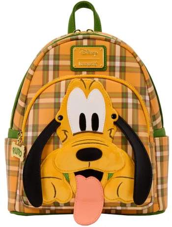 Mini sac à dos Pluto 95ème Anniversaire Plaid Loungefly