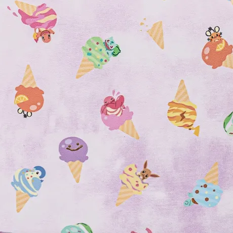 Mini sac à dos Crème glacée Denim délavé à l&#039;acide Loungefly