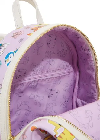 Mini sac à dos Tasses à Thé Florales Impression Intégrale Loungefly