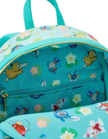 Mini sac à dos Pokémon Type Eau Impression Intégrale Loungefly