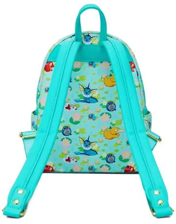 Mini sac à dos Pokémon Type Eau Impression Intégrale Loungefly