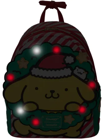 Mini sac à dos Pompompurin Couronne de Noël Light Up Loungefly
