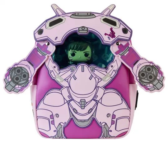 Mini sac à dos Pop! by Loungefly avec D.Va Funko Pop (Bundle) Loungefly