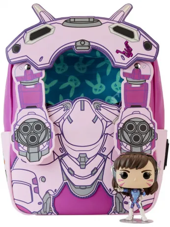 Mini sac à dos Pop! by Loungefly avec D.Va Funko Pop (Bundle) Loungefly