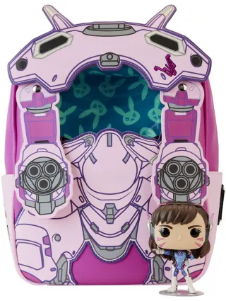 Mini sac à dos Pop! by Loungefly avec D.Va Funko Pop (Bundle) Loungefly