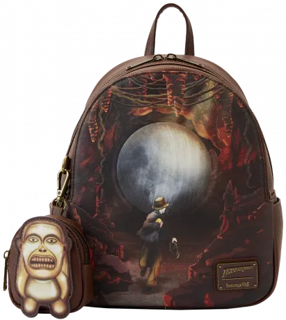 Mini sac à dos + Porte-monnaie Les Aventuriers de l&#039;Arche Perdue Scène Loungefly