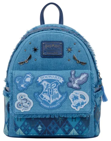 Mini sac à dos Poudlard Denim Loungefly