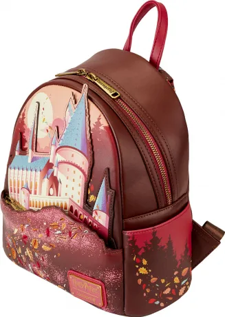 Mini sac à dos Poudlard Feuilles d&#039;Automne Loungefly