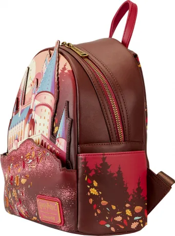 Mini sac à dos Poudlard Feuilles d&#039;Automne Loungefly