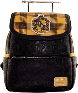 Mini sac à dos Poufsouffle avec Baguette Magique Loungefly