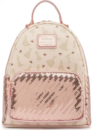 Mini sac à dos Princesses Disney Sequin Loungefly